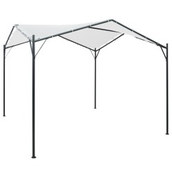 Belvédère 3x3x2,6 m Blanc 180 g/m² 