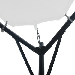 Belvédère 3x3x2,6 m Blanc 180 g/m² 