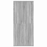 Meuble à Chaussures Gris Sonoma 80x39x180 cm Bois d'ingénierie 