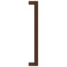 Poignées d'armoire 10 pcs bronze 224 mm acier inoxydable 