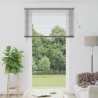Store de Fenêtre avec des rideaux Autre Argenté 80 x 130 cm Aluminium 