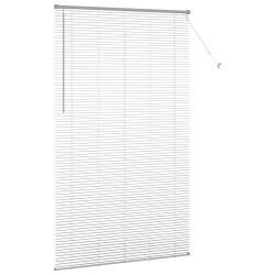 Store de Fenêtre avec des rideaux Autre Argenté 80 x 130 cm Aluminium 