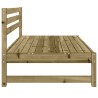 Canapés centraux de jardin 2 pcs 120x80 cm bois de pin imprégné 