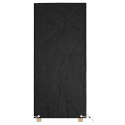 Housses de chaise de jardin 2 pcs 8 œillets 75x70x140 cm PE 
