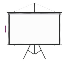 Écran de projection avec trépied 72" 16:9 