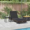 Chaise longue 2 pcs Marron 40 x 40 x 40.5 cm Poly rotin 