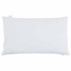 Oreillers 2 pcs Blanc 40 x 80 cm 130gsm 100% coton 