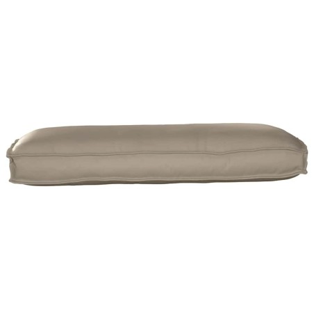 Coussin de palette taupe pour siège/dossier 120 x 50 x 12 cm en tissu Oxford 