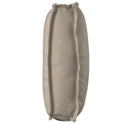 Coussin de palette taupe pour siège/dossier 120 x 50 x 12 cm en tissu Oxford 