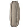 Coussin de palette taupe pour siège/dossier 120 x 50 x 12 cm en tissu Oxford 
