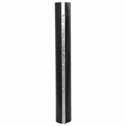 Barrière de racines avec rails de connexion Noir 1x5 m 1,5 mm HDPE 