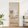 Porte Intérieure avec Verre "ORKDAL" 93x211x4 cm Bois Massif Pin 