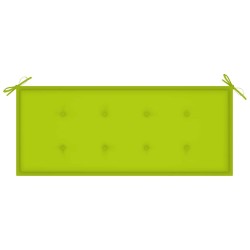 Banc de jardin avec coussin 120 cm Bambou 