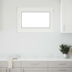 Fenêtre de sous-sol« RISOR » 90 x 70 cm oscillo-battante DIN droite blanche 