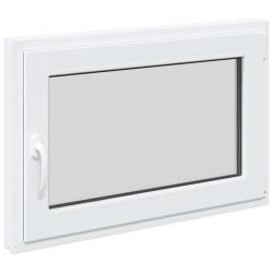 Fenêtre de sous-sol« RISOR » 90 x 70 cm oscillo-battante DIN droite blanche 