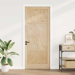 Porte intérieure "ORKDAL" 93x232x4 cm en bois massif pin 