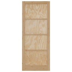 Porte intérieure "ORKDAL" 93x232x4 cm en bois massif pin 