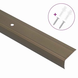 Nez de marche 10 pcs Marron 67 cm Aluminium 
