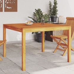 Table à manger de jardin 110x110x75 cm bois d'acacia massif 