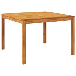 Table à manger de jardin 110x110x75 cm bois d'acacia massif 