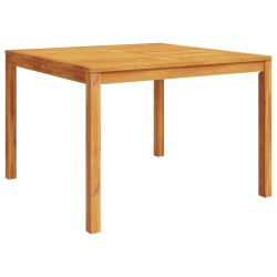 Table à manger de jardin 110x110x75 cm bois d'acacia massif 