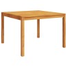 Table à manger de jardin 110x110x75 cm bois d'acacia massif 