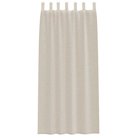 Rideaux avec des rideaux 2 pcs Sable 140 x 260 cm Polyester 