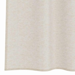 Rideaux avec des rideaux 2 pcs Sable 140 x 260 cm Polyester 