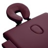 Table de massage pliable 3 zones Violet vin 