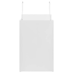 Sacs en papier 50 pcs avec poignées blanc 26x17x25 cm 