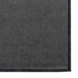 Tapis d'entrée lavable anthracite 120x300 cm 