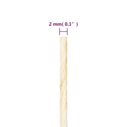 Corde 100 % sisal 2 mm 600 m 