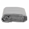 Bâche gris 5x6 m 650 g/m² 