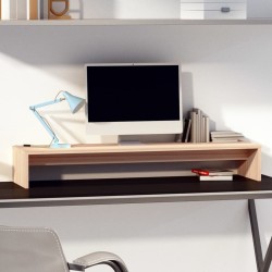 Support de moniteur 100x27x15 cm Bois de pin solide 