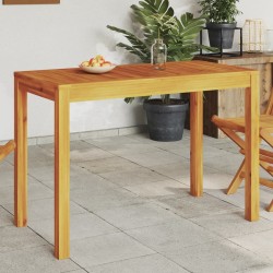 Table à manger de jardin 110x55x75 cm bois massif d'acacia 