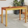 Table à manger de jardin 110x55x75 cm bois massif d'acacia 