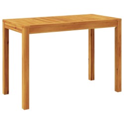 Table à manger de jardin 110x55x75 cm bois massif d'acacia 