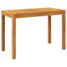 Table à manger de jardin 110x55x75 cm bois massif d'acacia 