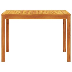 Table à manger de jardin 110x55x75 cm bois massif d'acacia 