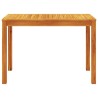 Table à manger de jardin 110x55x75 cm bois massif d'acacia 