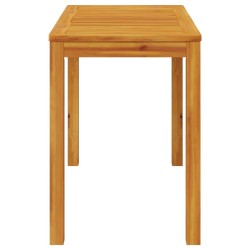 Table à manger de jardin 110x55x75 cm bois massif d'acacia 