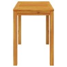 Table à manger de jardin 110x55x75 cm bois massif d'acacia 
