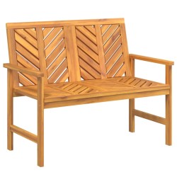 Banc de jardin 109 cm bois massif d'acacia 