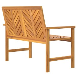Banc de jardin 109 cm bois massif d'acacia 