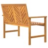 Banc de jardin 109 cm bois massif d'acacia 