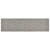 Tapis de cuisine lavable impression losange 45x150 cm velours 