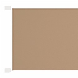 Auvent vertical Taupe 140x360 cm Tissu oxford 