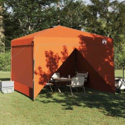 Tente à abri Orange 300 x 300 x 227 / 236 / 245 cm Tissu Oxford 