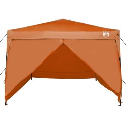 Tente à abri Orange 300 x 300 x 227 / 236 / 245 cm Tissu Oxford 