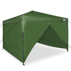 Tente à abri Vert 300 x 300 x 227 / 236 / 245 cm Tissu Oxford 